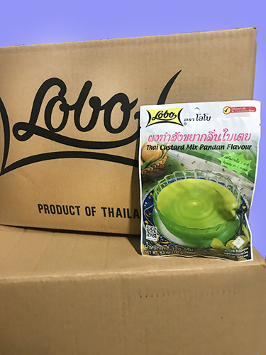 Lobo Thai Custard mix Pandan flavor